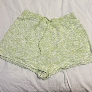 Heather green white fox mini shorts size S- one for $15 or all 3 for $30